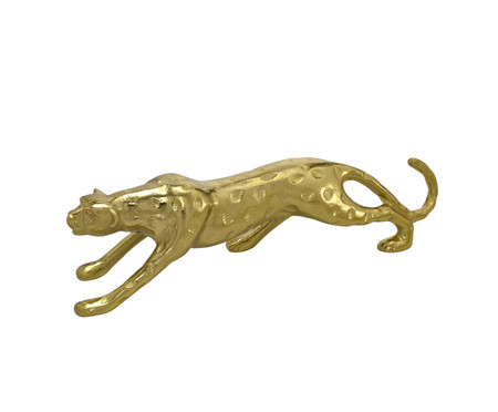 Adorno Leopardo em Metal - Dourado