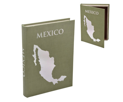 Livro Caixa Mexico - Verde, silver or metallic | WestwingNow