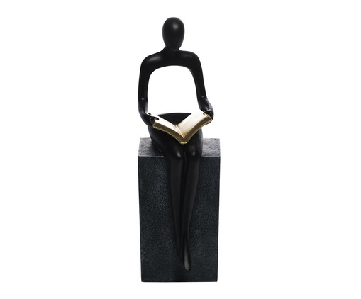 Escultura Decorativa Aprendizado, Preto | WestwingNow