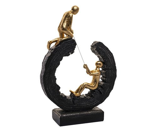 Escultura Decorativa Conexão, Preto | WestwingNow