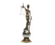 Escultura Decorativa Dama da Justiça L, Dourado | WestwingNow