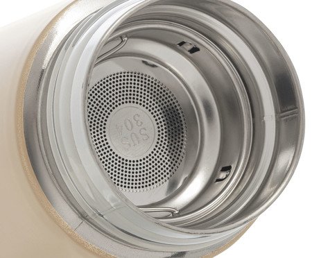 Garrafa Térmica com Termômetro Sweet Dourada | Westwing