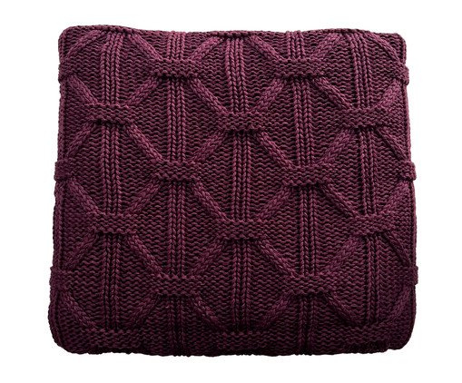 Manta em Tricot Cestaria Jabuticaba, Roxo | WestwingNow