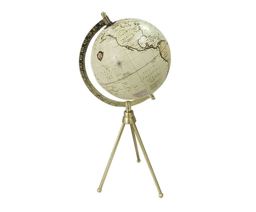 Globo com Suporte Nimon II - Branco, gold | WestwingNow