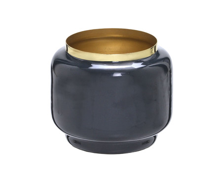 Vaso em Metal Angel - Preto