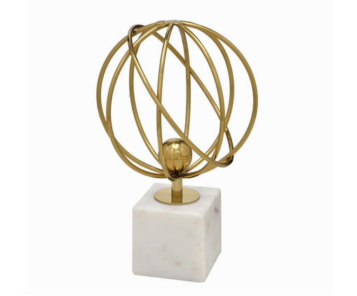 Escultura Passameer - Dourado, white | WestwingNow