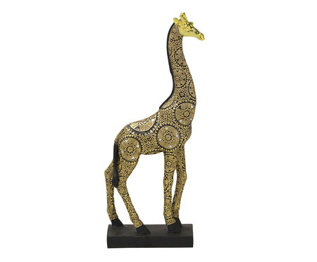 Adorno Girafa em Resina Right - Dourado