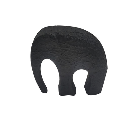 Adorno Elefante Grace - Preto