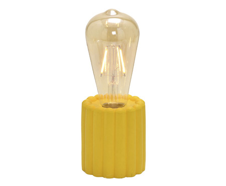 Luminária de Mesa com Led - Amarelo