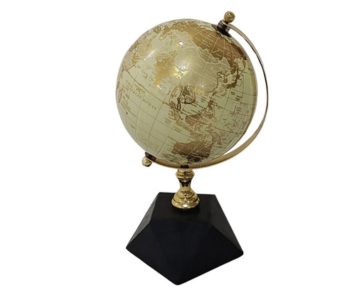 Globo Terrestre Jones I - Preto, gold | WestwingNow