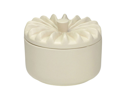 Potiche em Porcelana Lethbridge II - Creme, beige | WestwingNow