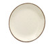 Prato de Sobremesa Melanie - Creme e Marrom, beige | WestwingNow