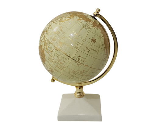 Globo Terrestre Martha I - Creme, white | WestwingNow