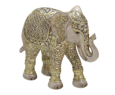 Adorno Elefante em Resina Max I - Dourado