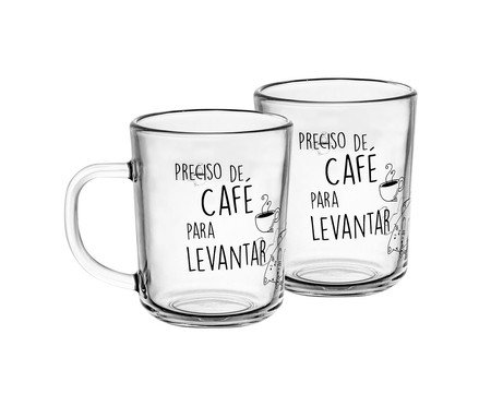 Jogo de Canecas Café para Levantar | Westwing