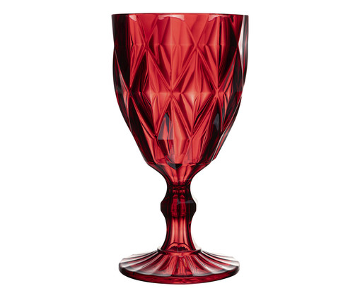 Taça Diamond Vermelha, Vermelho | WestwingNow