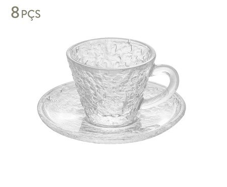 Jogo de Xícaras para Café com Pires Petra