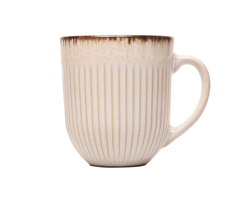 Caneca Linear Branco, Branco | WestwingNow