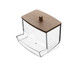 Porta Cotonete Cahil My Box, Transparente | WestwingNow