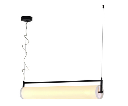 Pendente Barelo Led Branco e Preto Bivolt