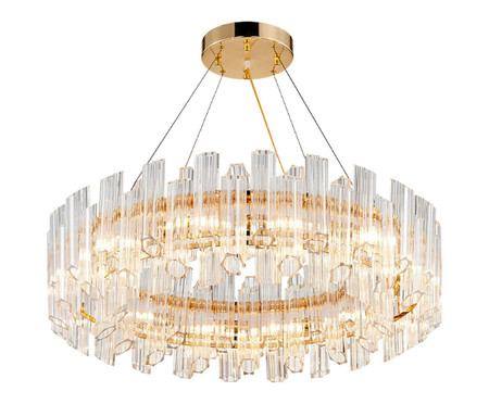 Pendente em Cristal Floro Dourado Bivolt | Westwing