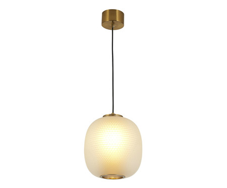 Pendente Friso Dourado Bivolt | Westwing