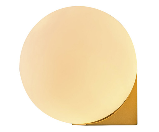 Arandela Soleil Branco e Dourado Bivolt, Branco | WestwingNow