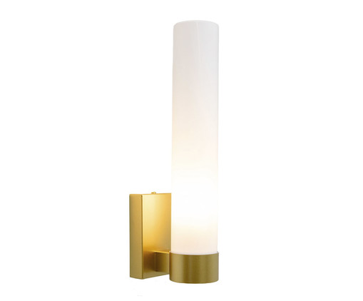 Arandela Fludd Dourado e Branco Bivolt, Branco | WestwingNow