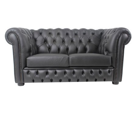 Sofá Chesterfield Preto | Westwing