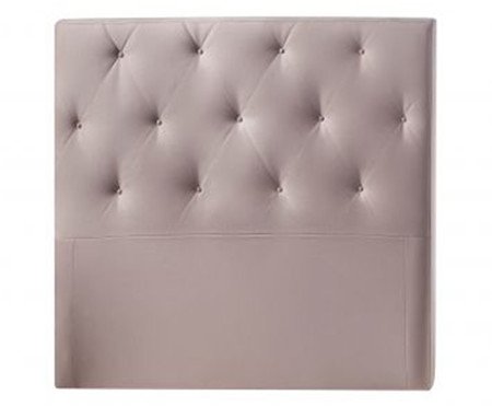 Cabeceira em Veludo Full Flórida Bege