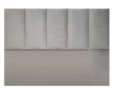 Cabeceira em Veludo Constanza Cinza Papancy