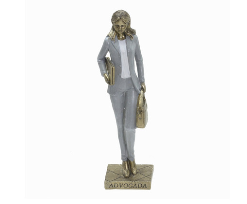 Estatueta Advogada em Resina, white | WestwingNow