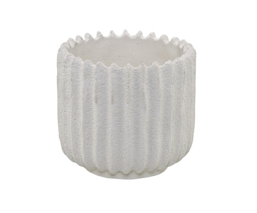 Cachepot em Cimento Wendle I - Branco, white | WestwingNow