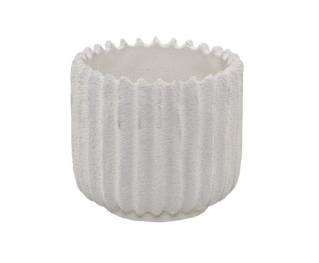 Cachepot em Cimento Wendle I - Branco