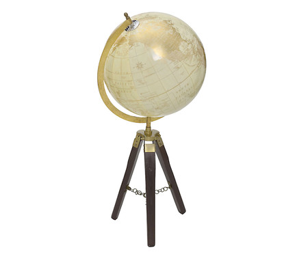 Globo com Suporte em Metal Cooper - Creme