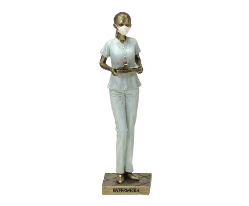 Estatueta Enfermeira em Resina, white | WestwingNow