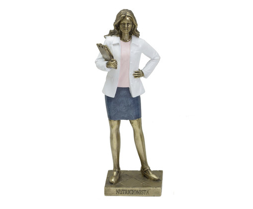 Estatueta Nutricionista em Resina, blue | WestwingNow