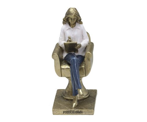 Estatueta Psicóloga em Resina, white | WestwingNow