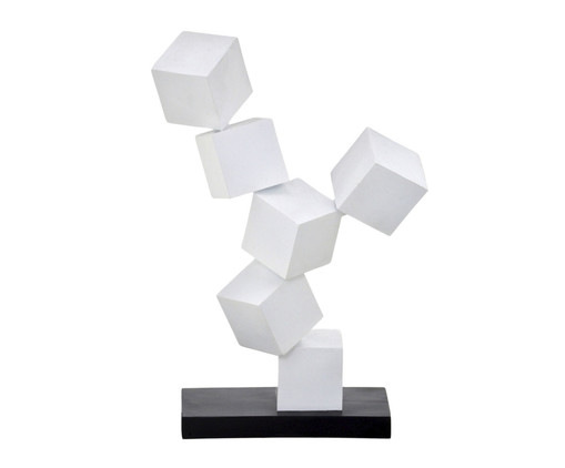 Escultura em Resina Dunwoody - Branco, white | WestwingNow