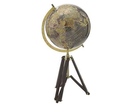 Globo com Suporte em Metal Clare - Dourado, gold | WestwingNow