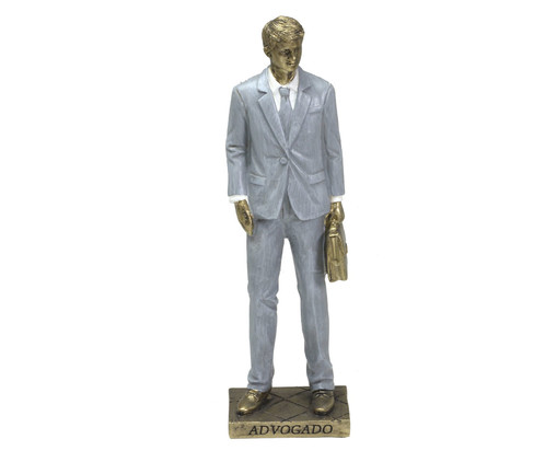 Estatueta Advogado em Resina, white | WestwingNow