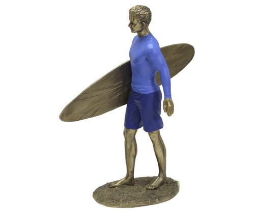 Estatueta Surfista em Resina I, blue | WestwingNow