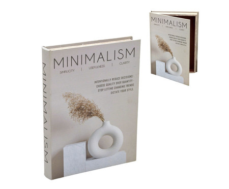 Livro Caixa Minimalism - Branco