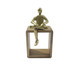 Escultura com Base em Madeira Edna - Dourado, gold | WestwingNow