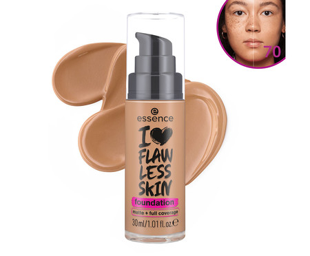 Base líquida essence I Love Flawless Skin essence - 70 Light Sand | WestwingNow