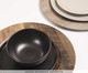 Sousplats Galles Flat Wood Grey, Marrom | WestwingNow