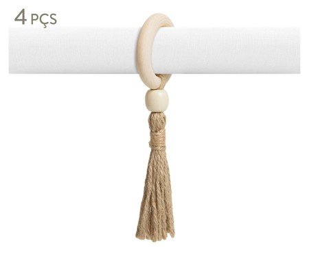 Argolas para Guardanapo Tassel | Westwing