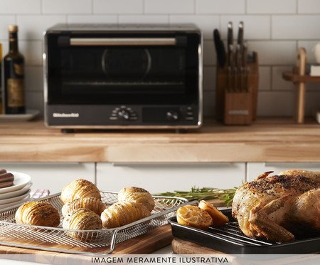 Forno com Air Fryer e Acessório para Pizza Kitchenaid | Westwing