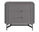 Mesa de Cabeceira Greyz Cinza e Preto, Preto | WestwingNow