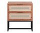 Mesa de Cabeceira Alzey Castanho e Preto, Marrom | WestwingNow